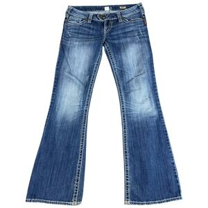 Silver Co. Tuesday Bootcut Jeans Womens 29x33 (31x32.5) Blue Med Wash Western